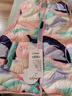 鴨鴨（YAYA）鴨鴨兒童羽絨服男女童馬甲中大童親子素色百搭秋冬保暖羽絨背心 YE3C808503E幾何粉 150 曬單實(shí)拍圖
