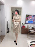 紫魅俏秋冬新款婚禮媽媽裝兩件套精品刺繡禮服套裝顯年輕婚宴中老年女裝 套裝【外套+裙子】 M (建議100斤以下) 曬單實拍圖