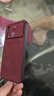 mlnew 紅米K70鏡頭全包手機殼Redmi K70Pro防滑保護殼小羊皮手機套防摔保護套5G 【酒紅色】配全屏高清鋼化膜 曬單實(shí)拍圖