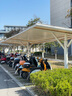 酷辰戶外新能源電動(dòng)汽車充電樁棚鋼膜結(jié)構(gòu)小區(qū)遮雨棚張拉膜景觀停車篷 拉桿型停車棚 曬單實(shí)拍圖