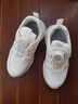 李寧熱售旋轉紐扣女童鞋子春秋季兒童運動(dòng)鞋學(xué)生跑步鞋女孩小白鞋老爹 S-513米白 皮面 26 碼 曬單實(shí)拍圖