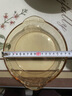 玻璃鮑魚(yú)盤(pán)子 高硼硅耐高溫可微波可冷藏 餐具披薩蒸蛋盤(pán)涼菜湯盤(pán) 小號7英寸 2只裝 曬單實(shí)拍圖