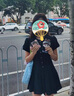茯見學院風黑色襯衫連衣裙子女裝2025新款夏季小個子百褶短裙套裝穿搭 黑色M（送打底褲） 曬單實拍圖