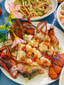 海鮮禮盒大禮包海產(chǎn)帝王蟹澳龍波龍蝦鱈魚節(jié)日送禮海鮮臻禮大禮包 紅色款 D套餐 10種13斤 曬單實(shí)拍圖