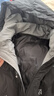 啄木鳥羽絨服男冬季青少年男士短款連帽上衣服冬季加厚保暖潮流亮面外套 黑色 L 曬單實(shí)拍圖