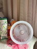 優(yōu)束吊扇小風(fēng)扇學(xué)生宿舍床上usb充電超靜音電風(fēng)扇大風(fēng)力戶外露營(yíng)帳篷蚊帳專用小型便攜式H 深藍(lán)色風(fēng)扇【遙控充電款】 曬單實(shí)拍圖