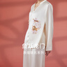 金三塔真絲睡衣重磅桑蠶絲敦煌聯(lián)名印花情侶睡衣家居服情人節(jié)禮物 女士-沙金色2407 L 曬單實拍圖
