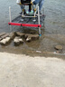 夢多福釣臺多功能鋁合金水陸兩棲釣魚平臺鏤空超輕加固大臺面可折疊釣臺 800*1000*1.35m腿-京倉當次日達 送貨上門 曬單實拍圖