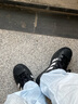 ADIDAS阿迪達(dá)斯SUPERSTAR 2新款2025二代增高低幫板鞋黑色貝殼頭JI0079 JI0079 黑色 36.5 (225mm) 曬單實(shí)拍圖