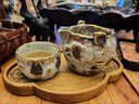 貝柚全手工志野杯柴燒主人杯侘寂敦煌品茗杯高越巖礦粗陶茶杯開片單杯 高越-敦煌凝隕志野杯 60ml 60mL 曬單實拍圖