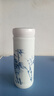 九樓閣景德鎮高溫全瓷雙層直身陶瓷茶杯中藥陶瓷杯子可批量定制 節節高升 350ml 禮盒裝 曬單實(shí)拍圖