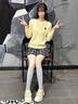 拉夏貝爾女鞋板鞋女夏季新款百搭厚底休閑鞋低幫軟底鞋子女-002 米色 36 曬單實(shí)拍圖