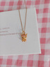 萬(wàn)裕金黃金吊墜三麗鷗足金999庫洛米黃金項鏈鎖骨鏈520生日禮物送女友 足金吊墜0.3克+鍍金鏈+證書(shū) 曬單實(shí)拍圖