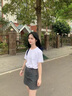 巴金多庫迪咖啡師工作服短袖t恤純棉圓領火鍋餐飲奶茶店工服定制印logo A【7A抗菌純棉】深夜黑 L 曬單實拍圖