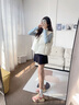 Vistline老爹鞋女2025新款厚底增高運動鞋女韓系拼色阿甘鞋女網(wǎng)紅松糕鞋女 粉紅色 35 曬單實拍圖