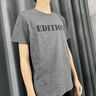 XJSGS官方國際正品牌高端男士短袖t恤夏季印花圓領(lǐng)半袖體恤輕奢侈男裝 高檔黑灰色【現貨速達】 L 建議【體重110-125斤】 曬單實(shí)拍圖