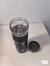 特美刻（TOMIC）保溫杯男士茶水分離杯便攜車載泡茶杯商務(wù)伴手禮畢業(yè)季禮物可定制 墨黑-銀茶隔-禮盒裝370ml 曬單實(shí)拍圖