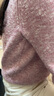 樂(lè)町圓領(lǐng)線(xiàn)開(kāi)衫女秋冬季新款小香風(fēng)毛衣開(kāi)衫外套精致上衣 優(yōu)雅粉（現(xiàn)貨） S 曬單實(shí)拍圖