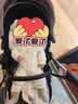 嬰兒夾棉連體衣春季男女寶寶哈衣爬服純棉服棉衣服秋冬裝加厚套裝 彩虹粉色 40克厚度 73cm 14-17斤 曬單實(shí)拍圖