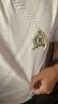 恒源祥2024新品針織短袖T恤男款夏季修身休閑冰絲圓領(lǐng)休閑體恤潮流 374白色 L【115-135斤】 曬單實(shí)拍圖