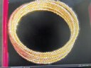 中國黃金（CHINA GOLD）足金999十二圈蹦迪珠記憶黃金手鐲送女友老婆七夕情人節(jié)禮物 金重約24g（定制款） 曬單實拍圖