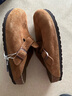 BIRKENSTOCK勃肯德國進(jìn)口男女款牛皮絨面革軟底Boston包頭拖鞋 棕色常規(guī)版1009542 39 曬單實(shí)拍圖