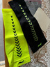 李寧（LI-NING）護小腿透氣保暖男女護腿襪套戶(hù)外騎行運動(dòng)籃球足球跑步護腿套高彈 熒光綠 M 【兩只裝】 曬單實(shí)拍圖
