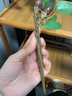尹木夕古風綠檀木發(fā)簪現(xiàn)代簡約高級感女日常旗袍盤發(fā)簪子頭飾情人節(jié)禮物 F3237桃木珠聯(lián)壁合發(fā)簪 曬單實拍圖