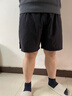 安踏泳褲男防尷尬水陸兩用游泳褲泳鏡近視泳帽三件套男士泳衣游泳裝備 黑色短褲雙層泳褲 XL (170-175cm/65-75kg) 曬單實拍圖