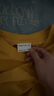 300G重磅純棉不透寬松版型短袖T恤男夏季純色寬松半袖打底衫 鵝黃色-【300g純棉重磅】寬松款 L 曬單實(shí)拍圖