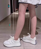 星期六;ST&SAT女鞋夏季厚底華夫阿甘鞋女2025新款秋季網(wǎng)面透氣老爹鞋 SSC2112S56銀色 5.5cm增高顯瘦 38 曬單實(shí)拍圖