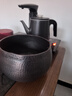 容山堂手工錘目紋銅茶洗缸加厚建水茶渣桶高檔功夫茶具純銅水洗筆洗水盂 手工紫銅錘目茶洗-大 曬單實(shí)拍圖