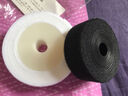 威扣（VELCRO）超薄嬰兒魔術(shù)貼寶寶服飾鞋帽專(zhuān)用柔軟尼龍搭扣粘扣帶 縫紉型 2.5cm寬超薄黑色鉤面+超薄黑色毛面 各2米 曬單實(shí)拍圖