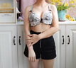 維多利亞的格調(diào)小胸聚攏內(nèi)衣女收副2025乳防下垂蕾絲文胸上托顯大無鋼圈胸罩套裝 星空黑(內(nèi)衣+內(nèi)褲) 70A 32ABC通用杯 曬單實拍圖