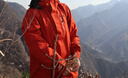 拓路者春秋硬殼沖鋒衣女三合一抓絨登山服定制戶外防風防水保暖外套學生 橘紅色 抓絨兩件套 M 曬單實拍圖