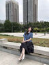 Ehangy高檔法式優(yōu)雅小跟單鞋子女春夏新款真皮水鉆高級(jí)感尖頭淺口平底鞋 灰色 37 曬單實(shí)拍圖