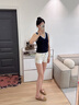 康莉真皮穆勒鞋女平底2025年新款春夏季半包勃肯鞋不累腳包頭涼鞋 栗棕色/棕色 38 (240mm) 曬單實(shí)拍圖