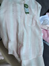 宜色家純棉2層紗布女士睡衣春季新款情侶家居服夏薄霧彩云衫娃娃領(lǐng)套裝 粉色 女款 M （女90-110斤 或 男100-140斤） 曬單實(shí)拍圖
