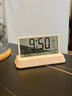 鉑吶苓學(xué)生起床專(zhuān)用鬧鐘電子智能桌面透明臺鐘兒童臥室床頭鐘開(kāi)學(xué)必備簡(jiǎn)約時(shí)尚 白色透明臺鐘 七號電池*2【不含電池需自備】 曬單實(shí)拍圖