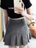 沐霓 百褶裙半身裙 女2025夏季新款學(xué)院風(fēng)高腰顯瘦短裙子百搭潮流 高腰半身裙【灰色】 S 曬單實(shí)拍圖
