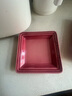 酷彩（Le Creuset）法國炻瓷彩色水果餐盤冷熱菜盤家用菜碟子餐具16cm方形碟石英粉 曬單實(shí)拍圖
