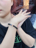 BOEAY太陽石黑曜石手串蓮花水晶女生手鏈鐲串七夕情人節(jié)禮物送女友老婆 【8mm】黑曜石太陽石蓮花手串 曬單實(shí)拍圖
