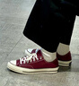 匡威（Converse）官方 1970S男女帆布鞋美拉德酒紅色深紫紅色A01450C A01450C 44 曬單實(shí)拍圖