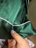 珊目爾（SMR）【福利款】真絲睡衣女兩件套裝100%桑蠶絲長袖長褲家居服絲綢睡衣 墨綠色-長袖長褲【16.5姆米】 XL (170)適合115-135斤穿著 曬單實拍圖