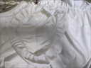 暢印無痕安全褲女防走光森系花苞褲打底短褲南瓜褲夏季薄款jk可外穿潮 白色 均碼 【80-125斤】 曬單實拍圖