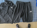 阿迪達斯 （adidas）男裝運動(dòng)套裝25夏新款休閑時(shí)POLO衫短袖T恤運動(dòng)長(cháng)褲 兩件套 HR8730/梭織+直筒長(cháng)褲/針織 L/180 曬單實(shí)拍圖