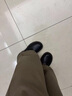 CFCW品牌厚底單鞋女粗跟漆皮小皮鞋2025春季新品女鞋軟底軟皮樂福鞋女 黑色頭層牛漆皮 34 腳背高拍大一碼 曬單實拍圖