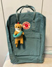 FJALLRAVEN北極狐雙肩包kanken laptop多容量筆記本電腦包學生書包背包 664霜綠色 20L【可裝15.6/17.3英寸電腦】 曬單實拍圖