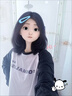 LPOX美式復古插肩長(cháng)袖t恤女2025秋季新款韓版bf寬松百搭顯瘦情侶上衣 黑灰色 M _建議80-100斤 曬單實(shí)拍圖