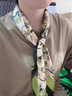 viney真絲絲巾2025新款桑蠶絲小方巾女士絲巾女神節母親節禮物送女友 米色-高端禮盒裝 曬單實(shí)拍圖